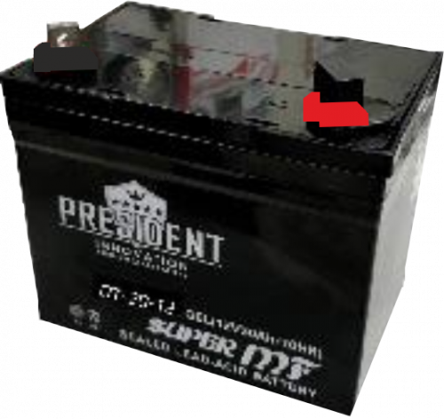 Аккумулятор для ИБП PRESIDENT 12V 20Ah о.п. OT20-12