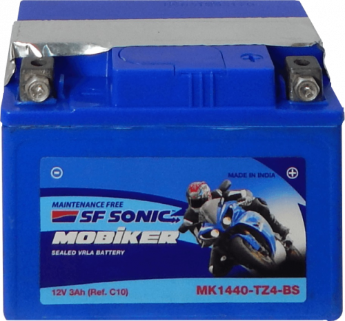 Аккумулятор moto SF SONIC TZ4-BS With Acid pounch 3 A/h о.п. старт. ток 50 ССА
