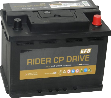  Аккумулятор RIDER EFB EC60 60 Ah о.п. старт.ток 690 А корпус L2 EC60L2