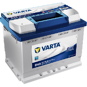Аккумулятор VARTA Blue Dynamic 60 Аh  п.п. D43 старт. ток 540  EN, H5R/LN2R корпус 