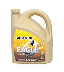 EAGLE Premium Gasoline 100% масло бензиновое  5w30 (4 л) SN 4 шт в уп фото в интернет-магазине Авто-Энерджи