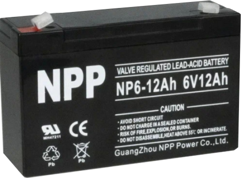 Аккумулятор для ИБП NP 6V 12Ah п.п. NP 6-12