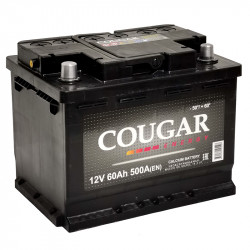 Аккумулятор COUGAR Energy 60 п.п. старт. ток 500 А L2 корпус