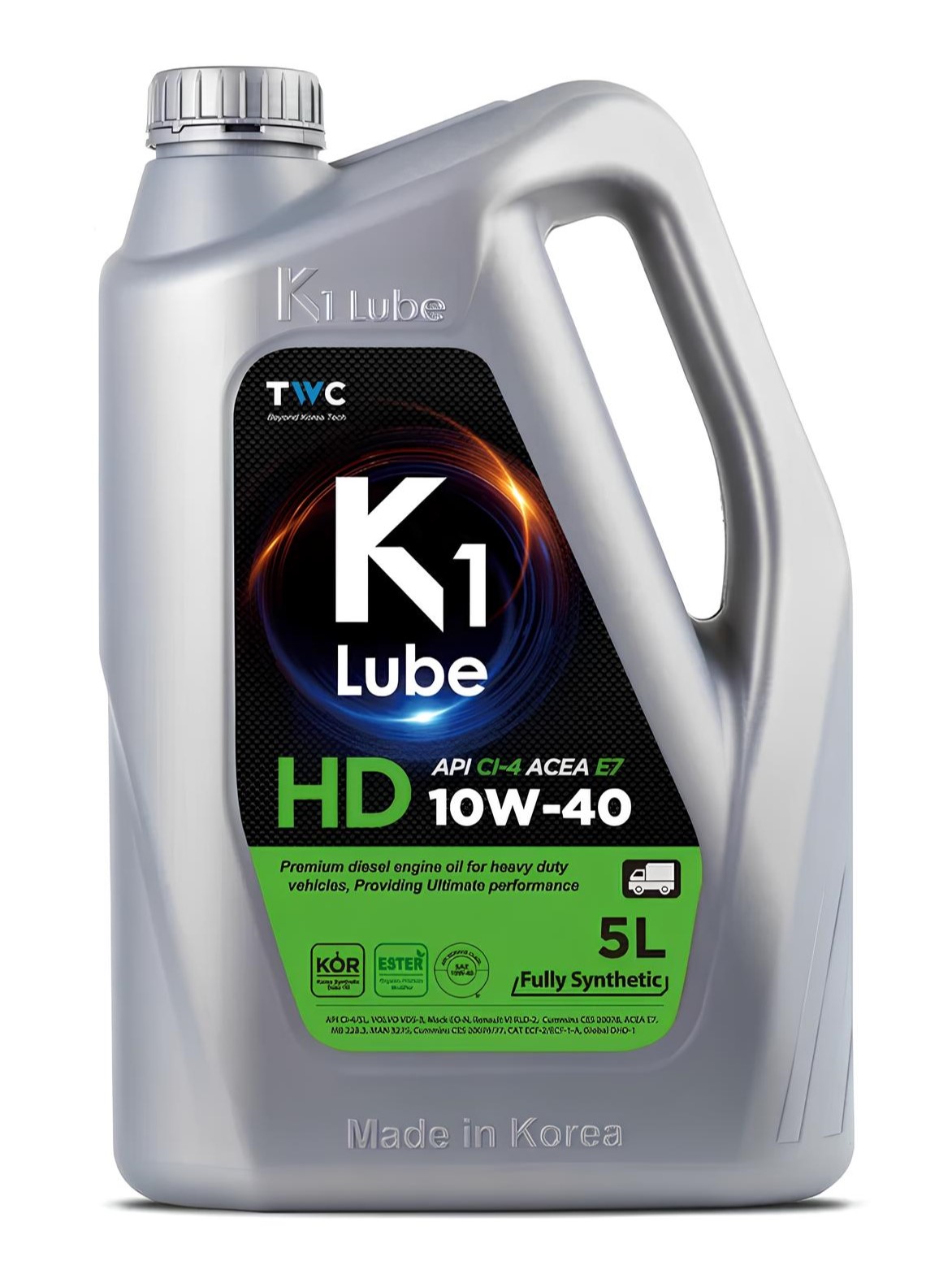 K1 Lube масло моторное HD CI-4 10W-40_5л фото в интернет-магазине Авто-Энерджи