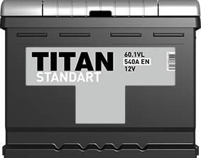 Аккумулятор TITAN STANDART 60 Ah п.п.