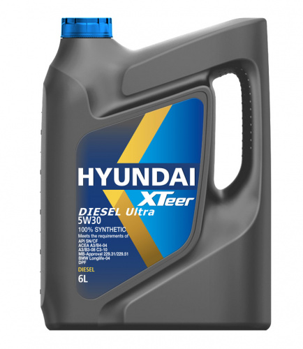 Моторное масло HYUNDAI (Хендай) XTeer Diesel Ultra C3 5W30 6 литров фото в интернет-магазине Авто-Энерджи