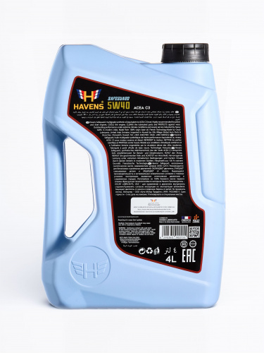 Havens Safeguard масло моторное синтетическое SAE 5W40 ACEA C3, API SP, SN PLUS, SN/CF 4л фото в интернет-магазине Авто-Энерджи