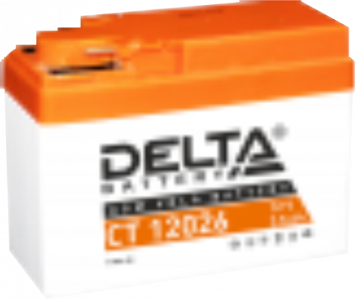 Аккумулятор DELTA CT 12026 (2,5 Ah о.п.)  старт.ток 45 A боковые
