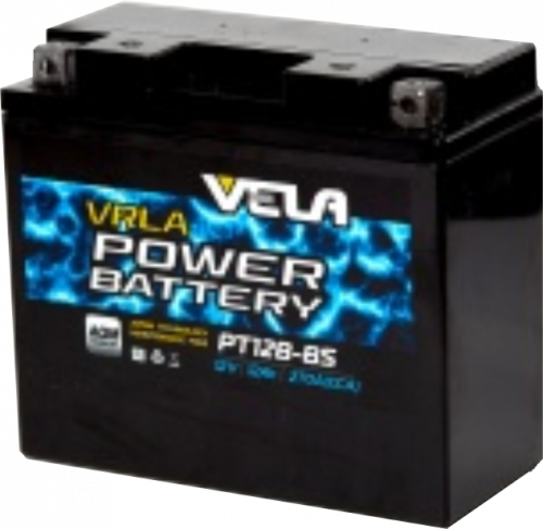 Мотоциклетная батарея VELA 12.1 Ah п.п. старт. ток 270А PT12B-BS  GEL