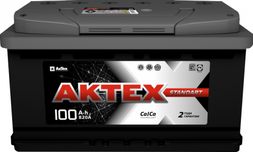 Аккумулятор Aktex 100 о.п. стартовый ток 820 EN ATC 100-3-R