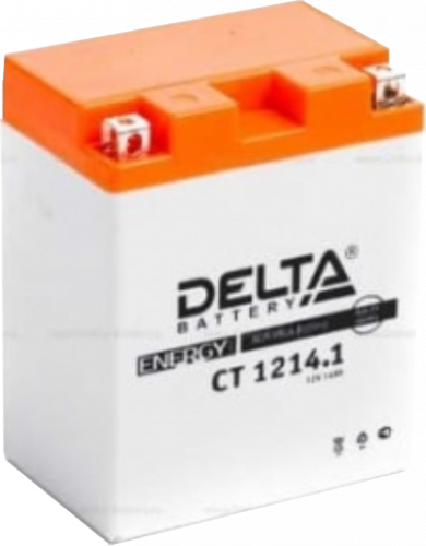 Аккумулятор DELTA CT 1214,1 (14 Ah п.п.) старт.ток 165 A