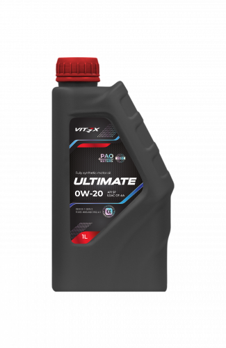 Vitex Ultimate масло моторное 0w20 ( 1 л) SР/GF-6a 15 шт в уп фото в интернет-магазине Авто-Энерджи