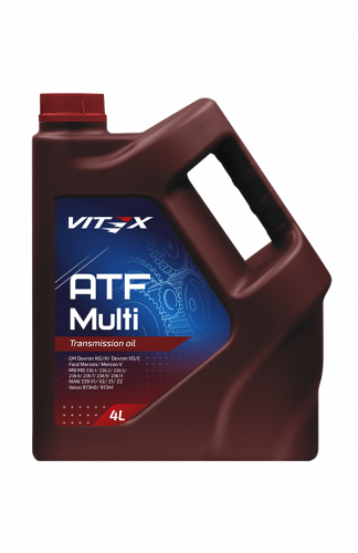 Фото VITEX масло АКПП трансмиссионное ATF Multi 4л 4 шт в уп