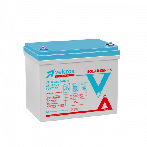 фото Аккумулятор для ИБП VEKTOR ENERGY 12V 75Ah GEL 12-75  в Краснодаре