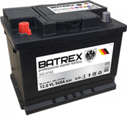 Аккумулятор Batrex 60 Ah п.п. старт. ток 540А H5 корпус