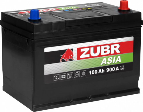      Аккумулятор Zubr PREMIUM Asia 100 Ah о.п. старт. ток 850 А (нижний борт)