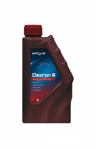 Фото VITEX масло АКПП трансмиссионное Dextron III 1л 15 шт в уп