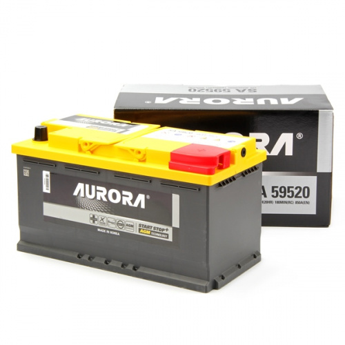 Аккумулятор AURORA DIN AGM 59520 95 Ah  о.п. пусковой ток  850 A L5 корпус