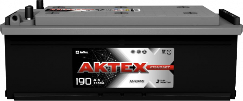 Аккумулятор Aktex 190 о.п. стартовый ток 1350 EN ATC 190-3-R-Y клемма/болт