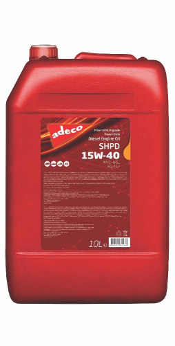 Adeco SHPD масло моторное 15w40 (10 л) CI-4/SL; E7; MB; MAN; Volvo; Cummins; Mack фото в интернет-магазине Авто-Энерджи