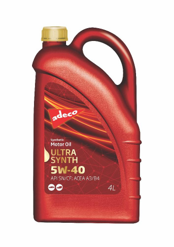 Adeco ULTRA SYNTH масло моторное 5w40 4 л SN/CF; A3/B4; MB 229.5; VW;PORSCHE; BMW; 4 шт в уп фото в интернет-магазине Авто-Энерджи