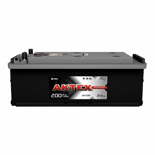 Аккумулятор Aktex 200 о.п. стартовый ток 1400 EN ATC 200-3-R-Y  клемма/болт