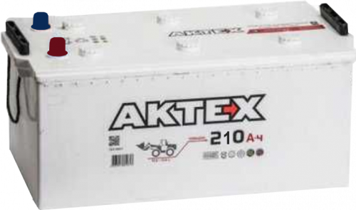 Аккумулятор Aktex 210 п.п. стартовый ток 1400 EN ATC 210-3-L-Y клемма/болт