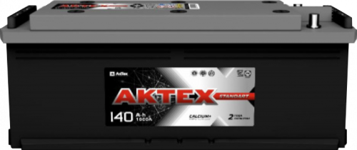 Аккумулятор Aktex 140 о.п. стартовый ток 1000 EN ATC 140-3-R-K