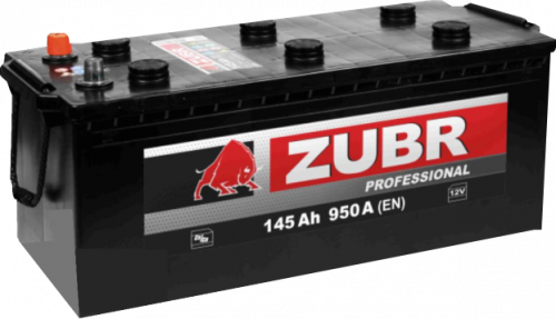 Аккумулятор ZUBR 145 Ah  о.п. старт.ток 950А, клемма