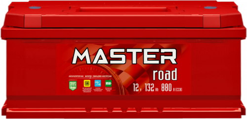 132 - Master Road 6CT-132 о.п. клемма, 880 А, L+ (513×189×230)