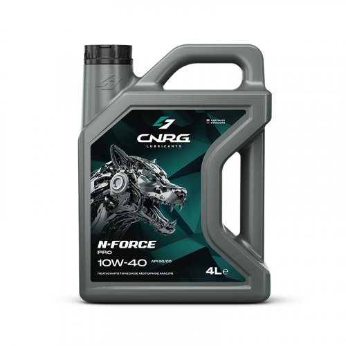 C.N.R.G. N-Force Pro масло моторное п/синтетика 10W-40 (4 л) пластик SG/CD (NEW) 4 шт в уп фото в интернет-магазине Авто-Энерджи