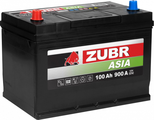      Аккумулятор Zubr PREMIUM Asia 100 Ah п.п. старт. ток 850 А (нижний борт)